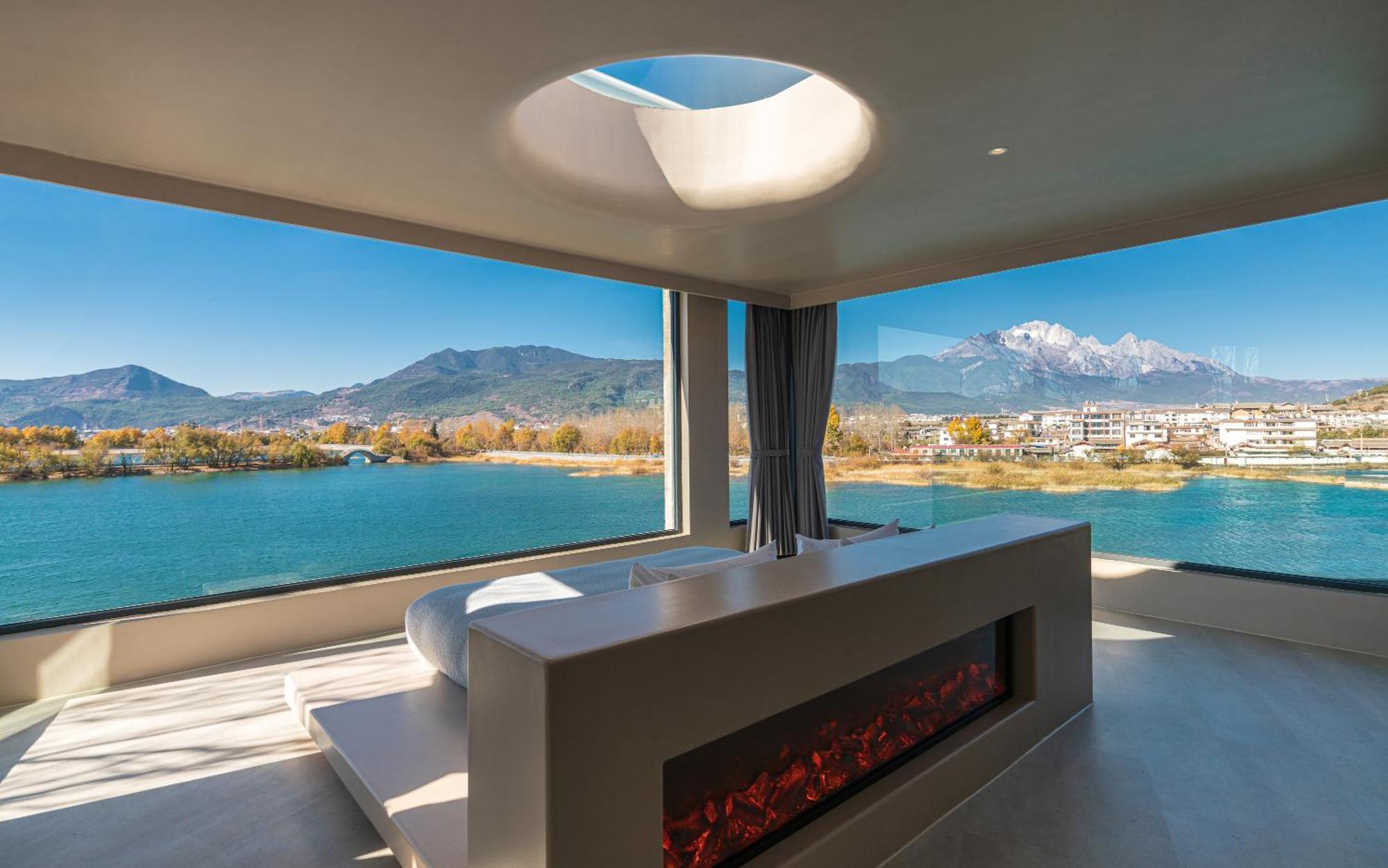 Half Pond White House Hotell Lijiang  Exteriör bild
