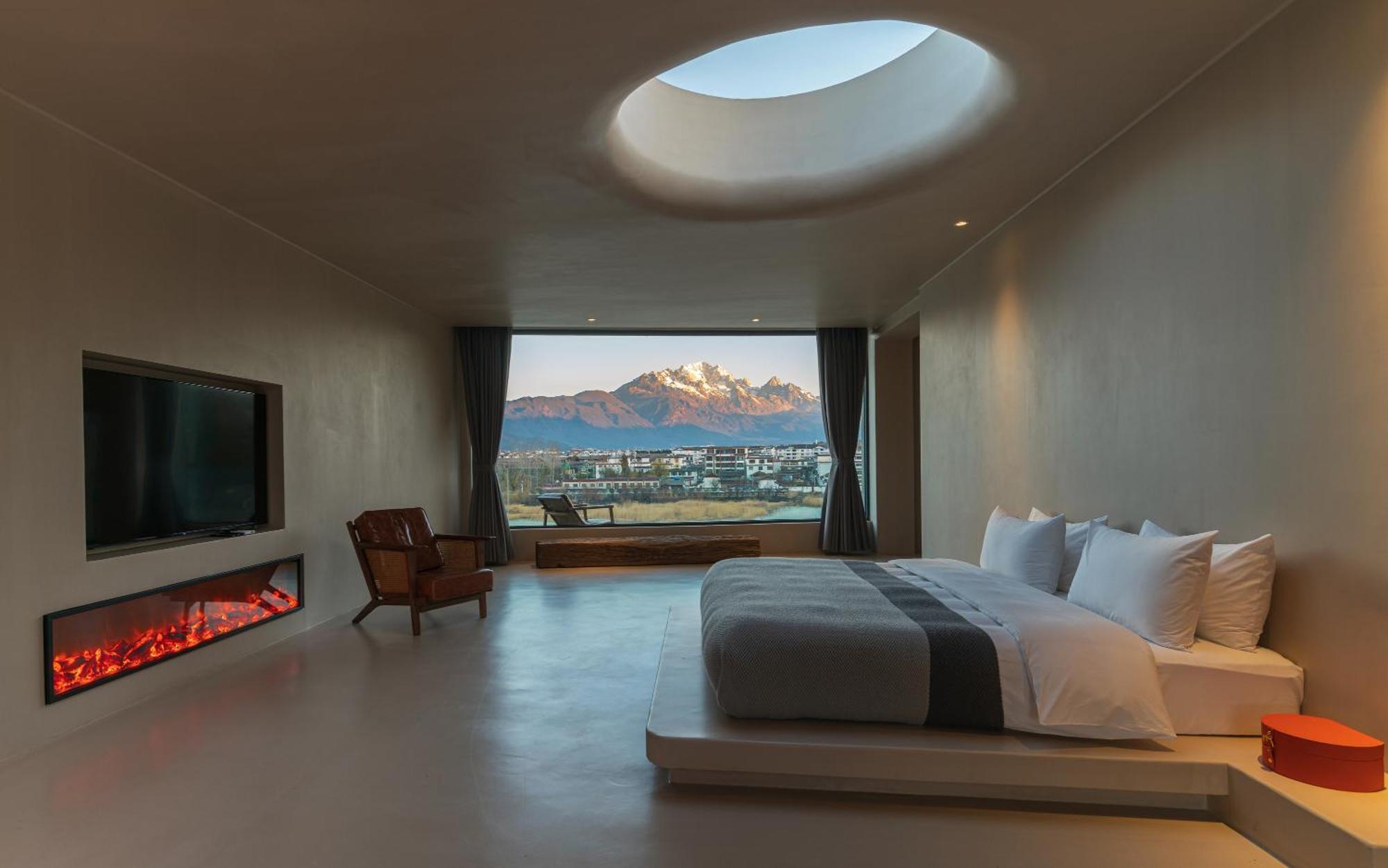 Half Pond White House Hotell Lijiang  Exteriör bild